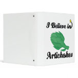 i believe in artichokes 3 ring binders