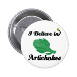 i believe in artichokes buttons