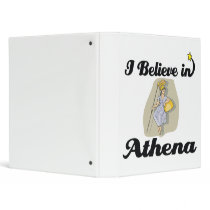 i believe in Athena 3 Ring Binders