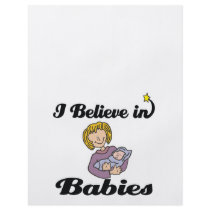 i believe in babies flyer design
