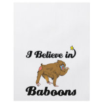 i believe in baboons personalized flyer