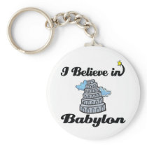 i believe in Babylon Key Chains
