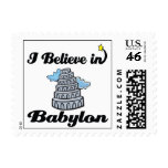 i believe in Babylon postage