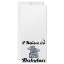 i believe in Babylon Rack Card Design