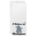 i believe in Babylon Rack Card Design