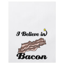 i believe in bacon flyer design
