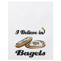 i believe in bagels custom flyer