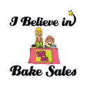 i believe in bake sales apron