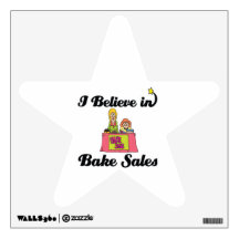 i believe in bake sales room decals