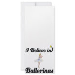 i believe in ballerinas customized rack card