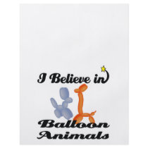 i believe in balloon animals full color flyer
