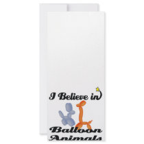 i believe in balloon animals rack cards