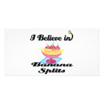 i believe in banana splits photo card template