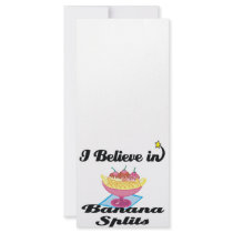 i believe in banana splits custom rack cards