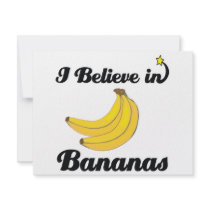 i believe in bananas custom invitations