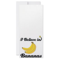 i believe in bananas rack card