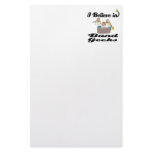 i believe in band geeks custom stationery