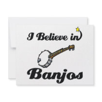 i believe in banjos custom invites
