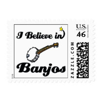 i believe in banjos stamps