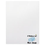 i believe in bar soap letterhead