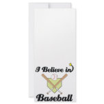 i believe in baseball custom rack card