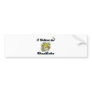 i believe in basilisks bumper sticker