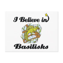 i believe in basilisks postcards