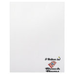 i believe in beach bums letterhead design