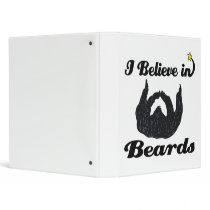i believe in beards 3 ring binders