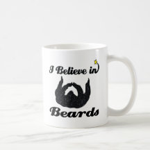 i believe in beards mugs