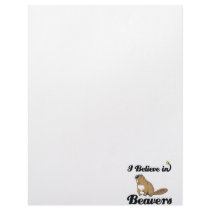 i believe in beavers letterhead