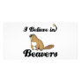 i believe in beavers photo greeting card