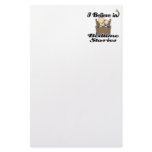 i believe in bedtime stories boys custom stationery
