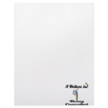 i believe in being conceited letterhead