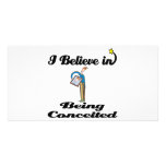 i believe in being conceited photo greeting card