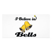 i believe in bells custom photo card