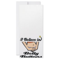 i believe in belly buttons full color rack card