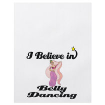 i believe in belly dancing full color flyer