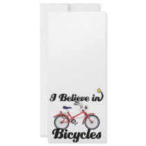 i believe in bicycles rack card