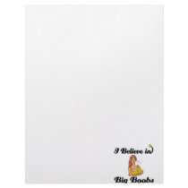 i believe in big boobs letterhead