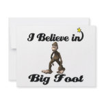 i believe in big foot custom invite