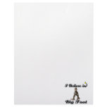 i believe in big foot custom letterhead