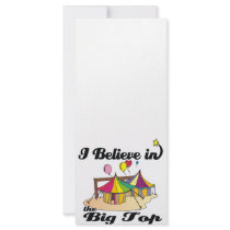 i believe in big top full color rack card