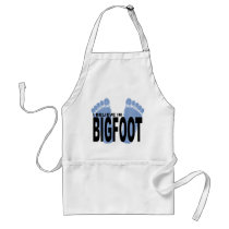 I Believe in Bigfoot Aprons