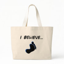 I Believe in Bigfoot Canvas Bag