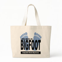 I Believe in Bigfoot Canvas Bag