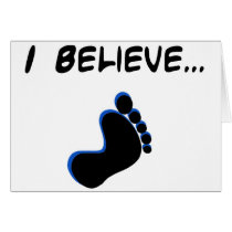 I Believe in Bigfoot cards