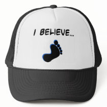 I Believe in Bigfoot hats