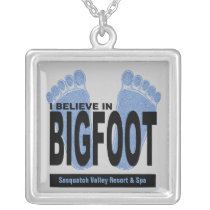 I Believe in Bigfoot Custom Necklace