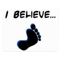 I Believe in Bigfoot Post Cards